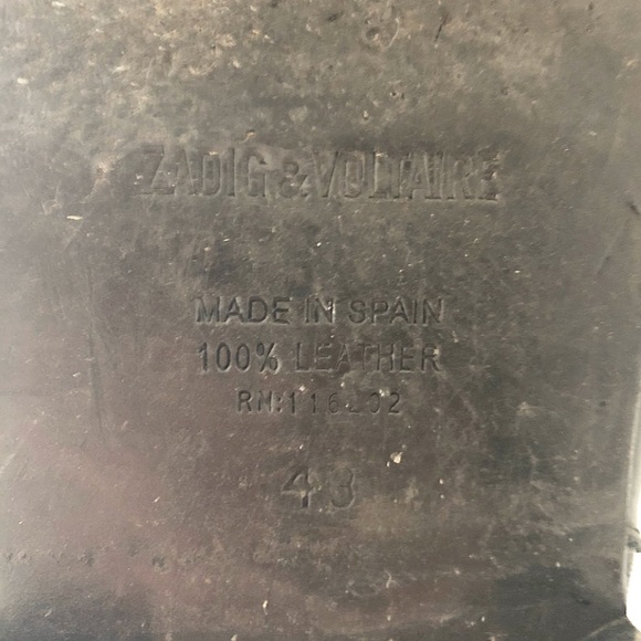 Zadig & Voltaire combat boots - Picture 5 of 5